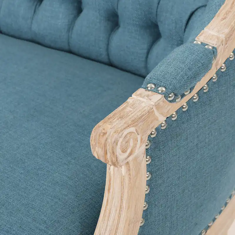 Faye Tufted Upholstered Loveseat by