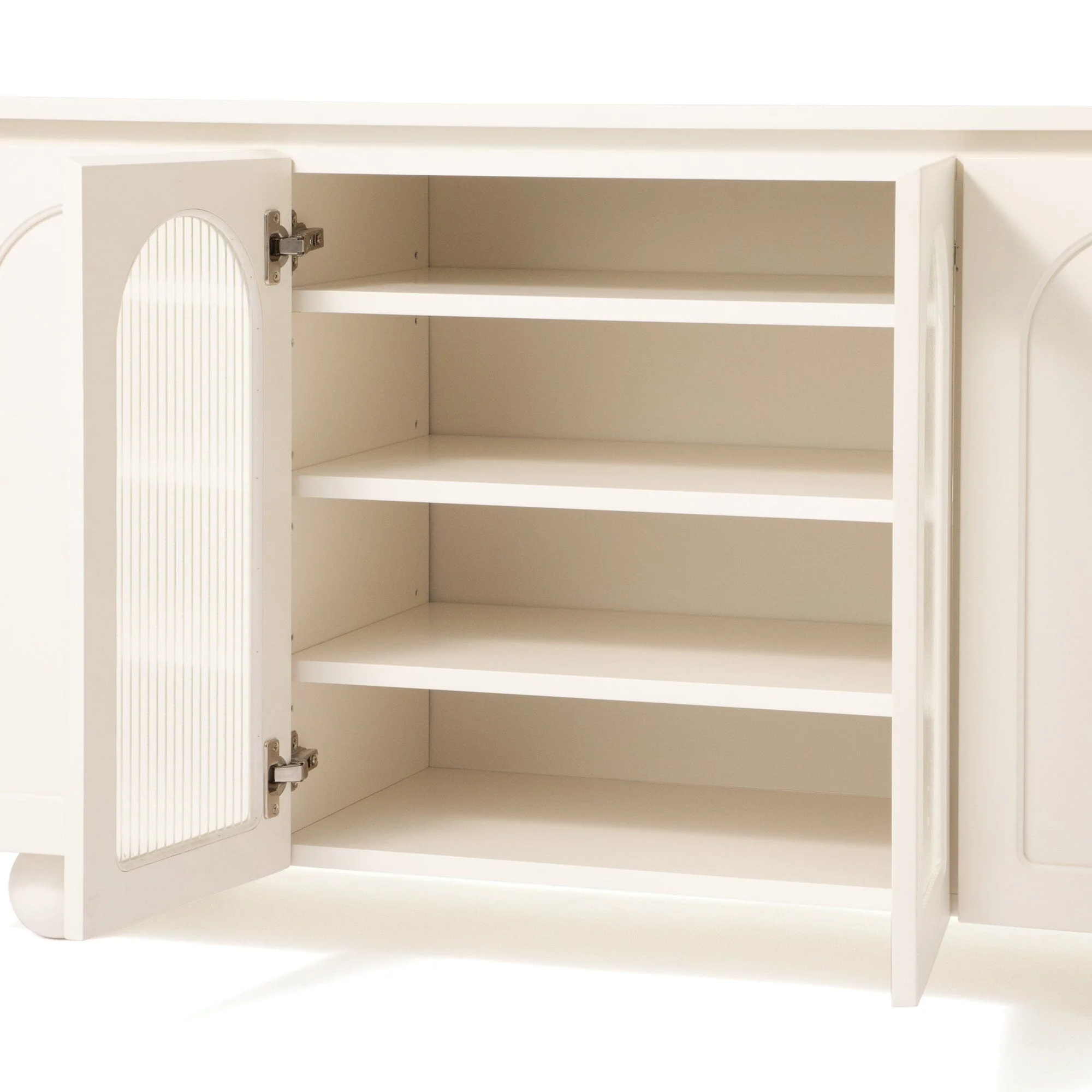 White Sideboard Cabinet with Storage