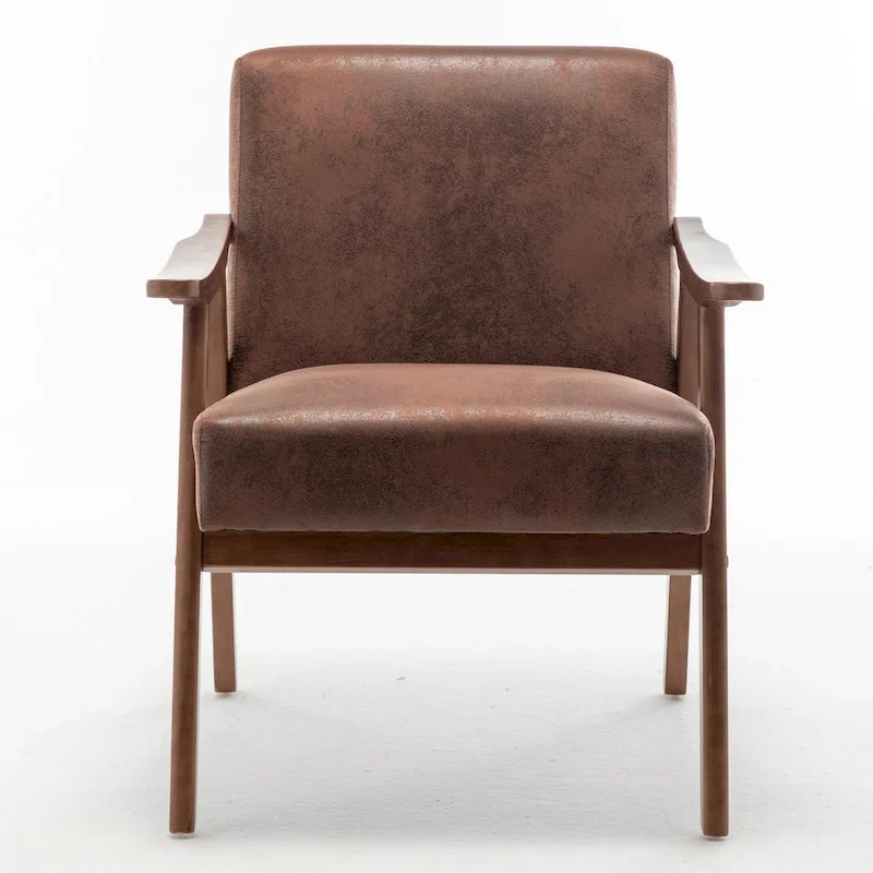 Solid Wood Frame Accent Chair