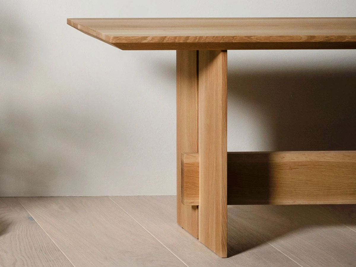 Low, long bench