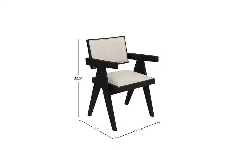 Raquel Side Chairs, Set of 2, Black