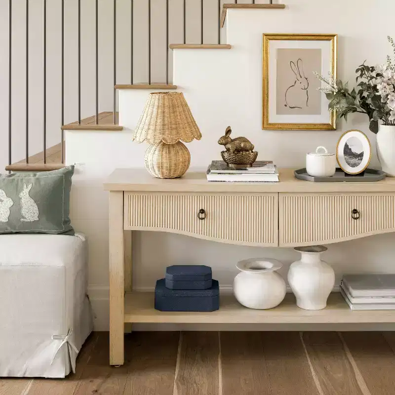 Elder 60 Console Table Natural - Threshold™ designed with Studio McGee (Assembly Required)