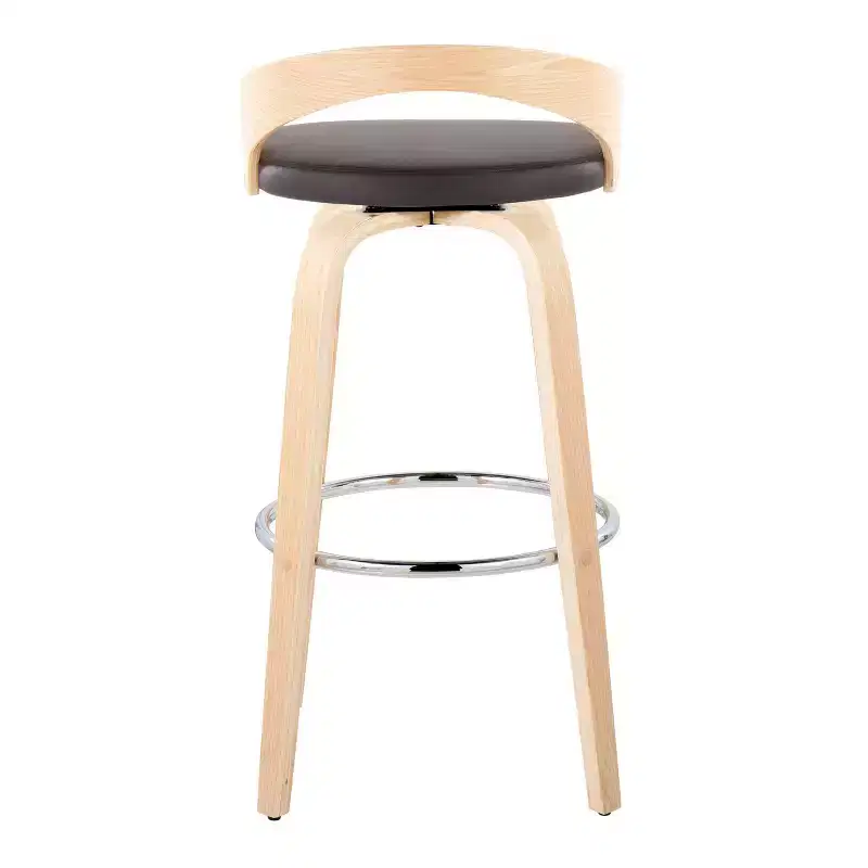 LumiSource Set of 2 30 Grotto Swivel Barstools