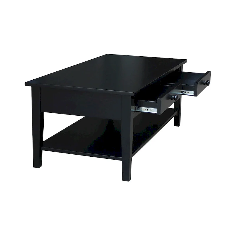 Modern Luxurious Nightstand with 2 Drawers