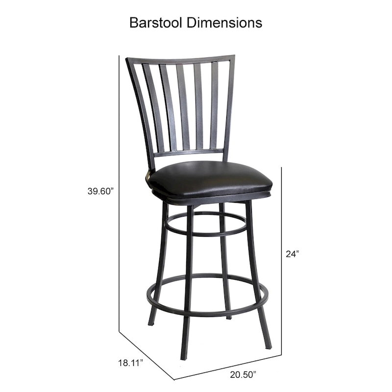 Copper Grove Stewart Commercial Grade Swivel Bar Stool
