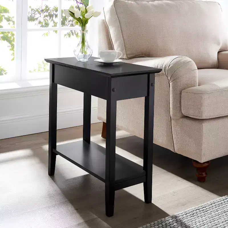 Home Imports Emporium Flip Top Chairside Table, Set of 1/2