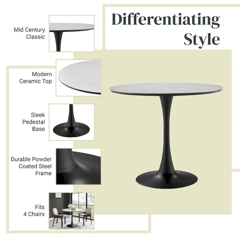 Anson Round Dining Table