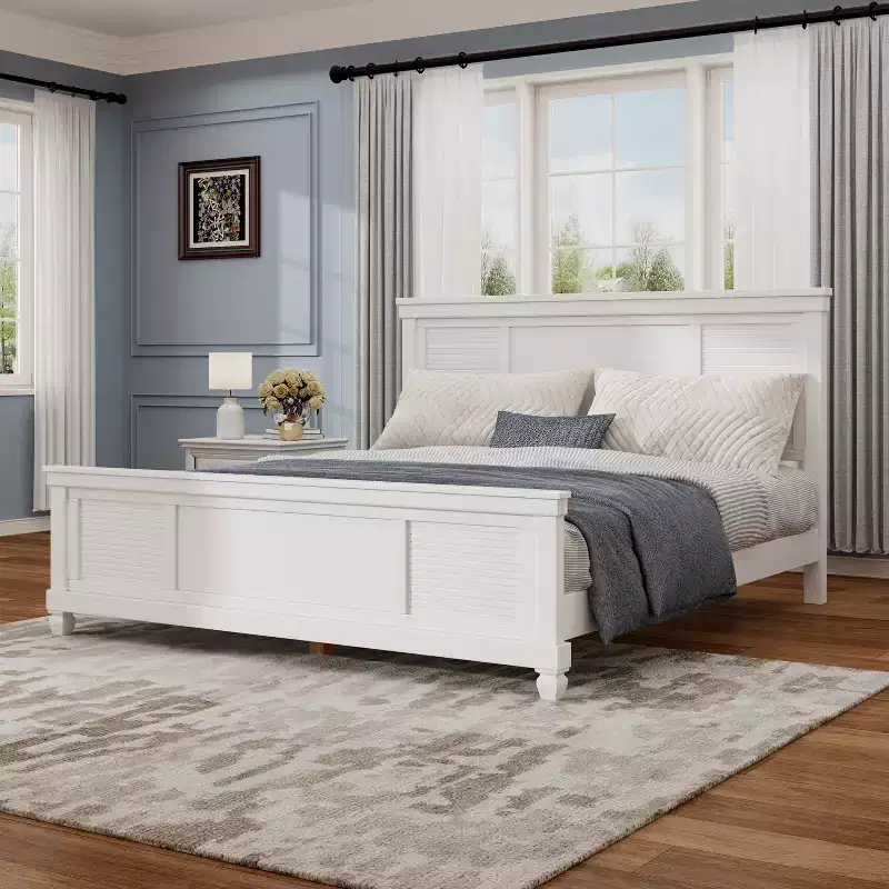 Christopher Knight Home Silas Farmhouse Wooden Bed with Headboard