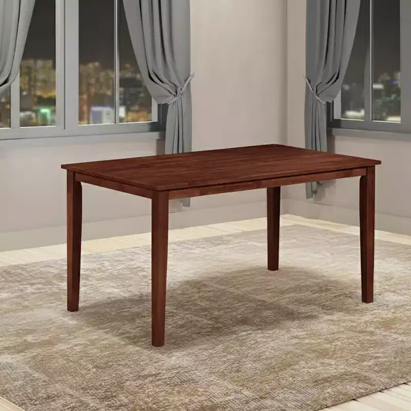 Kurmer Rectangular Wood Dining Room Kitchen Table