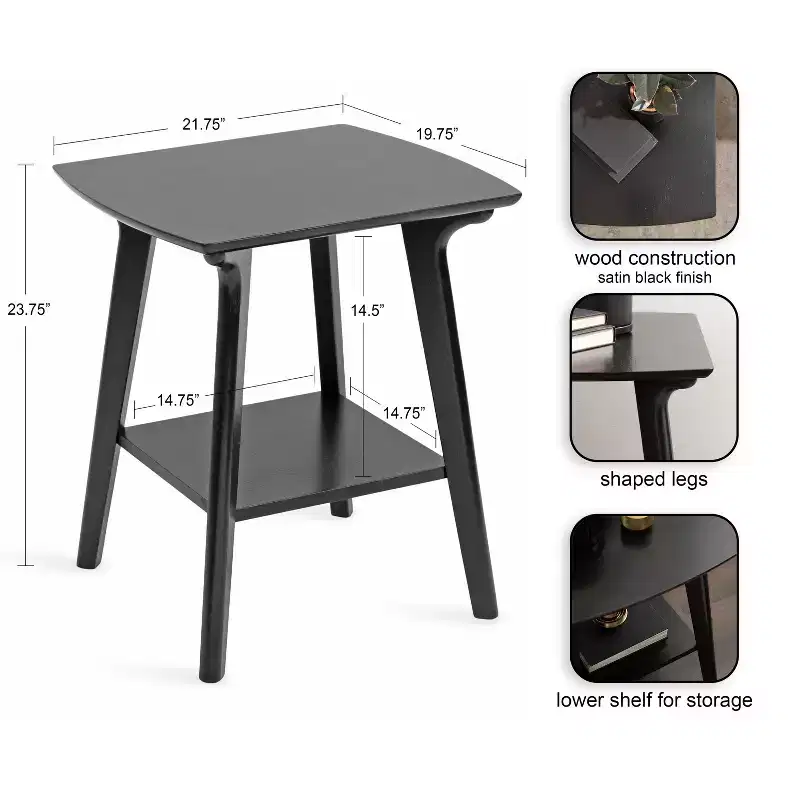Rectangle Wood Side Table