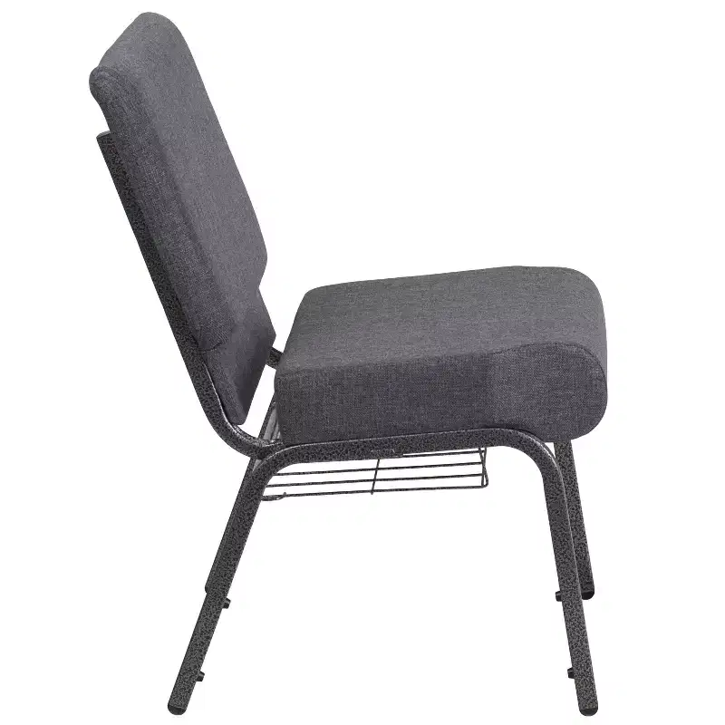 Flash Furniture HERCULES Series 21''W Church Chair with Book Rack