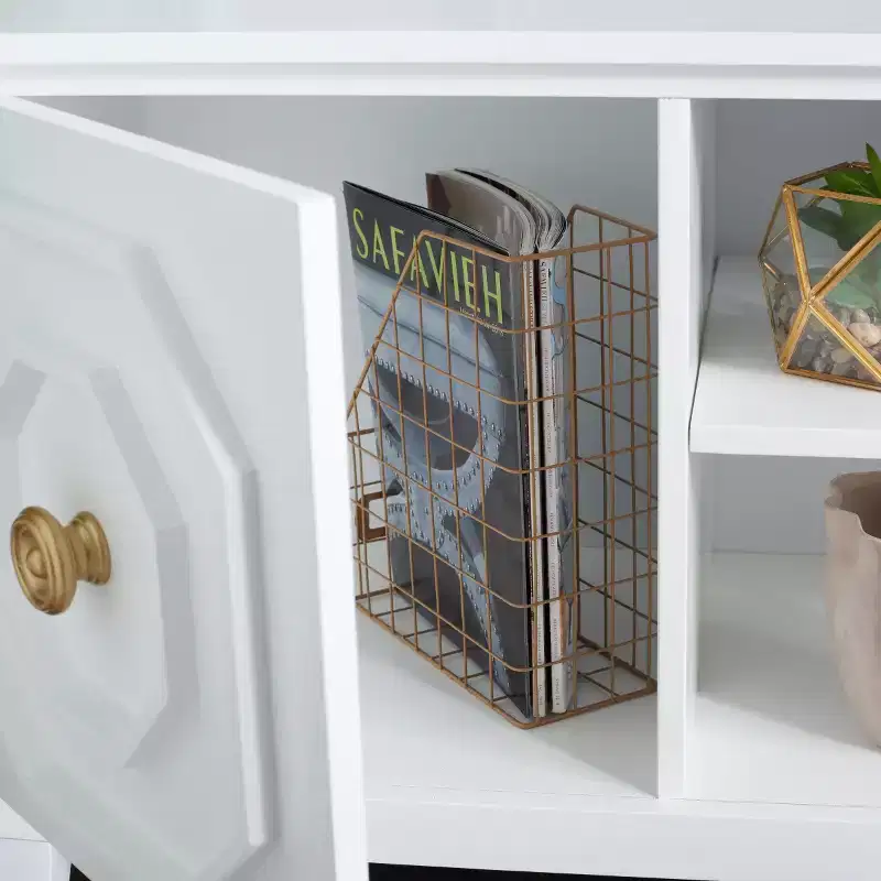 Riya 2 Door 1 Shelf Media Stand - MED5006 - White - Safavieh