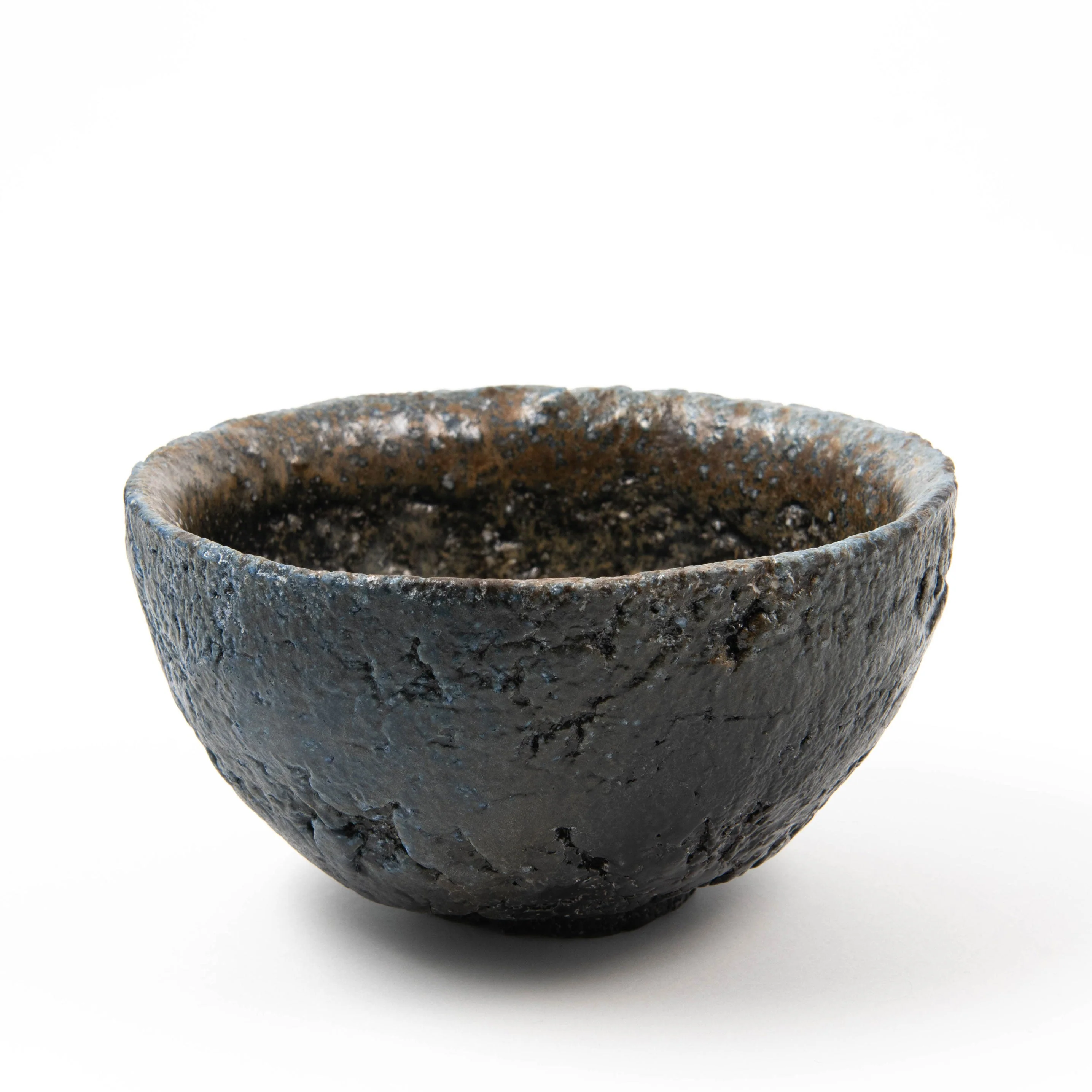 Black Wood-Fired Teabowl