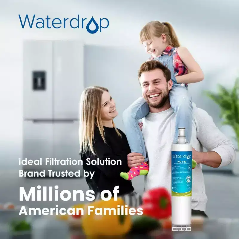 Waterdrop 4396508 Replacement for Everydrop Filter 5, EDR5RXD1, Whirlpool WF-NLC240V Refrigerator Water Filter,3 Packs
