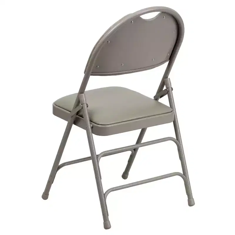 Emma and Oliver 2 Pack Home & Office Easy-Carry Party Events Padded Folding Chair