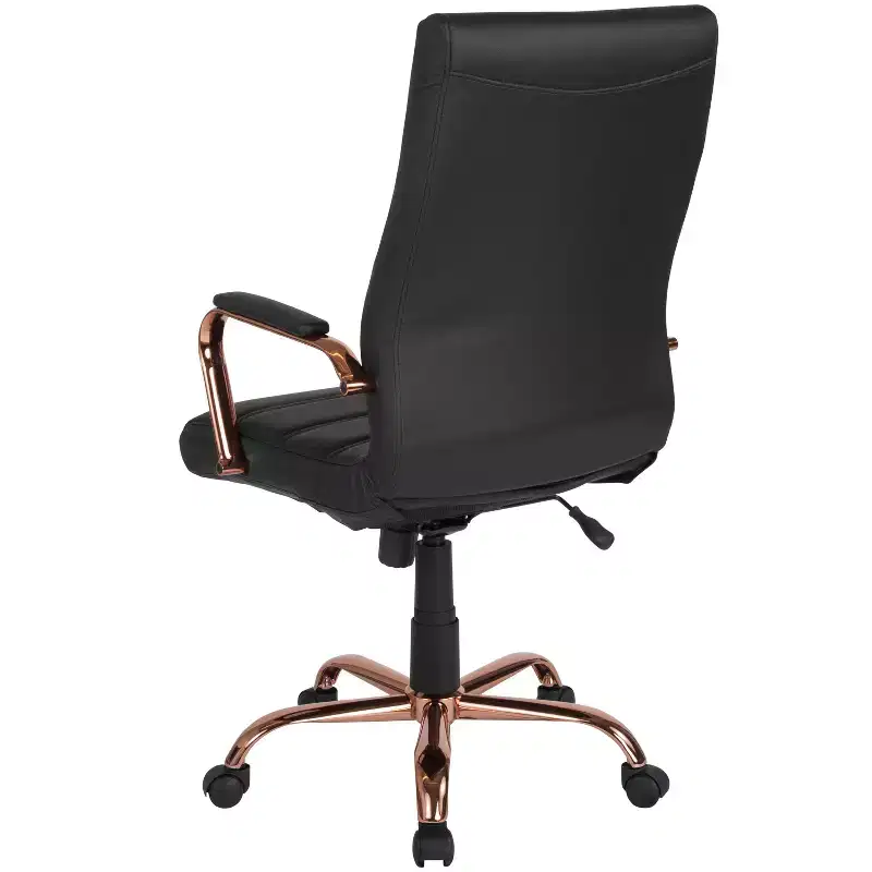 Flash Furniture High Back Executive Swivel Office Chair with Metal Frame and Arms
