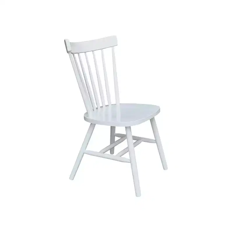 International Concepts Copenhagen Armless Chair with Plain Legs