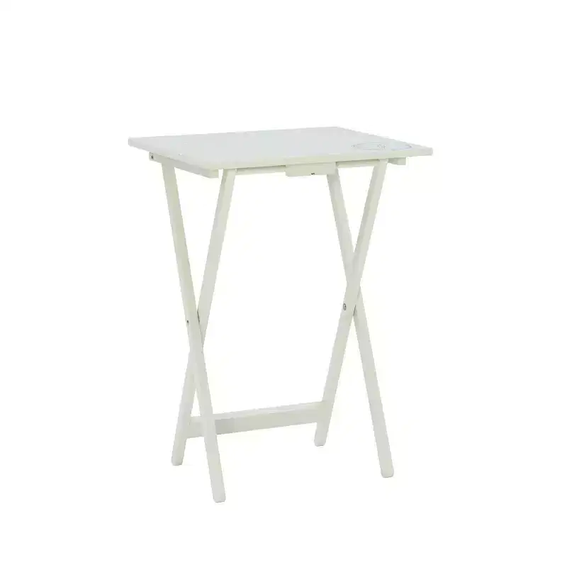 Linon Compass Tray Table Set