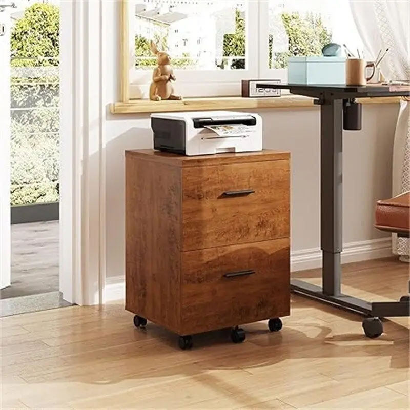 2 Drawer File Cabinet - 15.7D x 18.1W x 25.6H