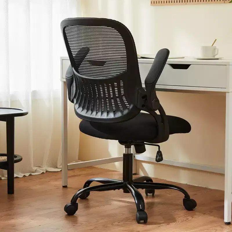 Enhanced Comfort: Tall Office Chair with Adjustable Foot Ring, Fits Standing Desks, Counter Height