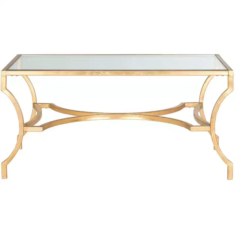 Alphonse Coffee Table - Gold/Glass