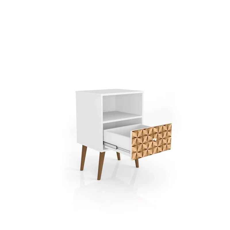 Liberty 1.0 Mid Century Modern 1 Drawer Nightstand