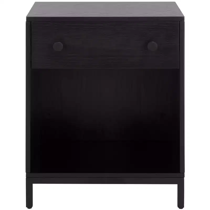 1 Drawer 1 Shelf Nightstand