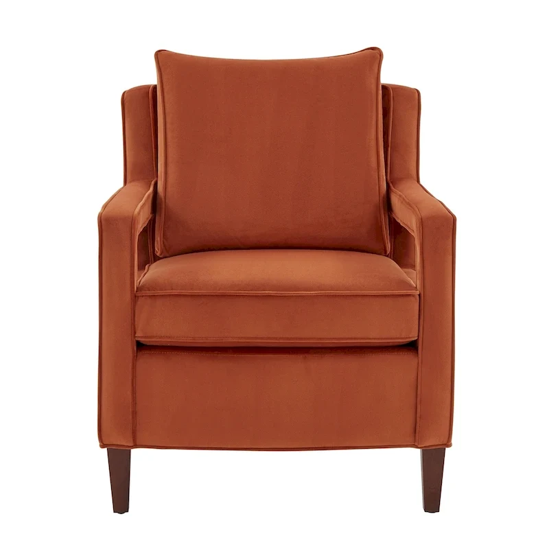 Velvet Accent Arm Chair