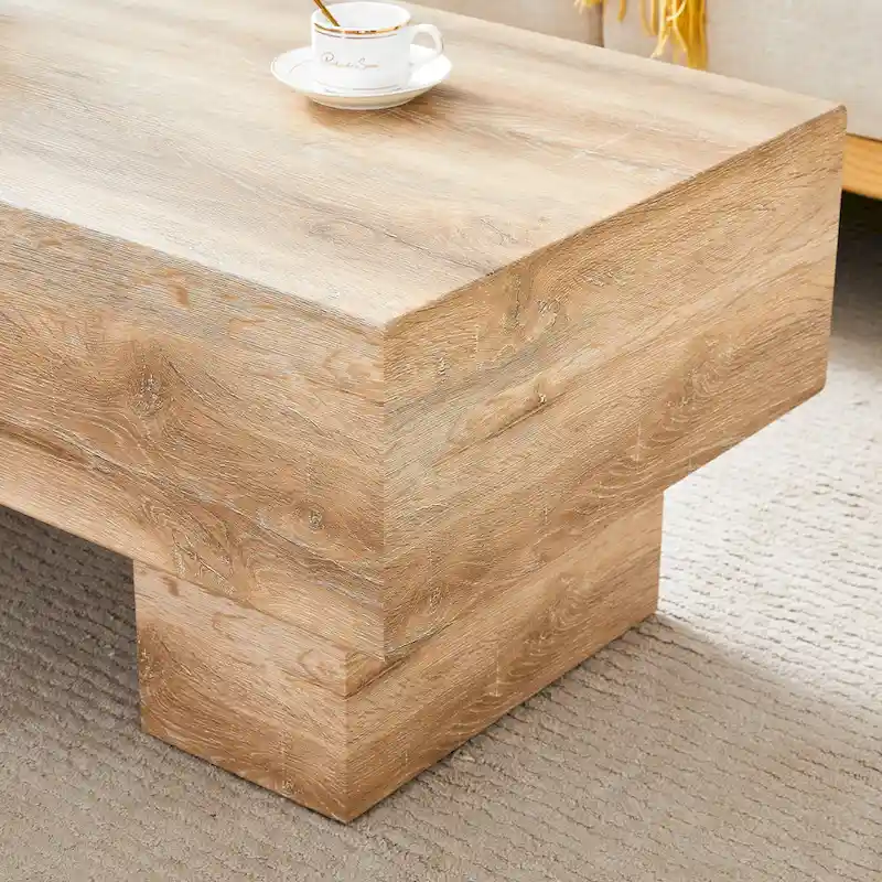 Modern Simple Texture Sticker MDF Coffee Table