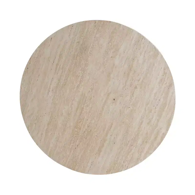 Home Ursule Modern Wood Fluted End Table