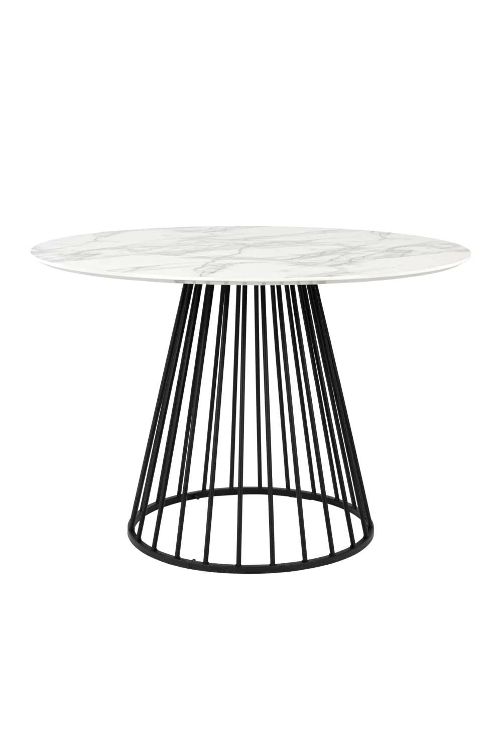 White Marble Pedestal Table