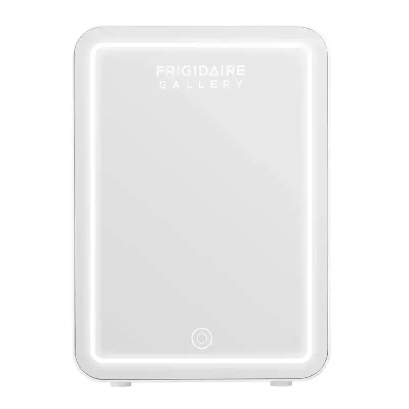 Frigidaire Gallery 9 Can Beauty Lighted Mirror Fridge White