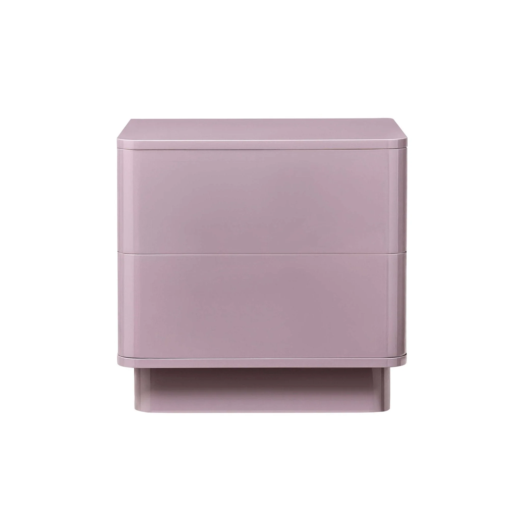 2 Drawer Bedside Table - Violet Ice