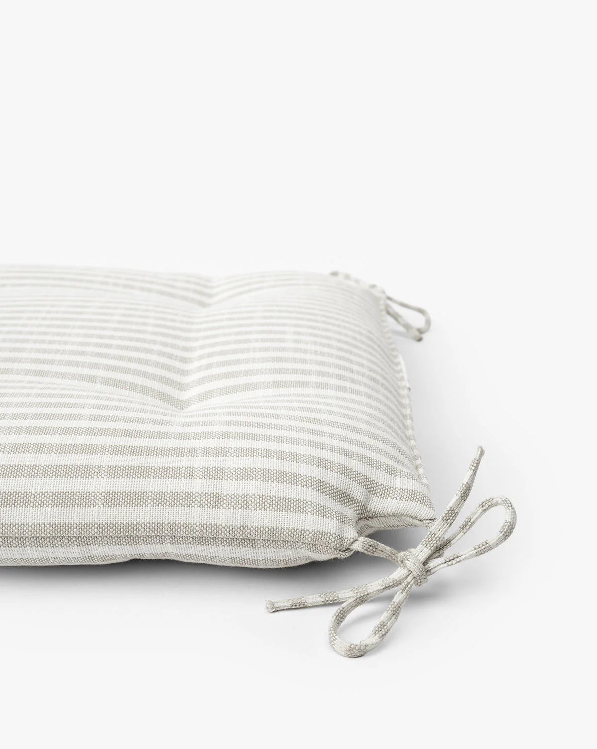 Minimalist Linen Tie-On Seat Cushion for Dining Room