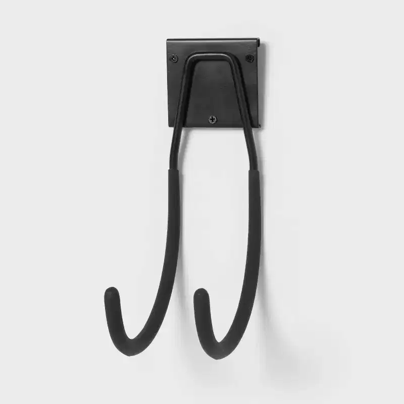 Steel Wall Hook for Extension Cord and Hose Powder-Coated Black