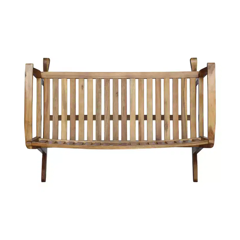 Regatta Acacia Patio Rocking Loveseat - Natural - Christopher Knight Home: Water-Resistant, 2-Seater Bench