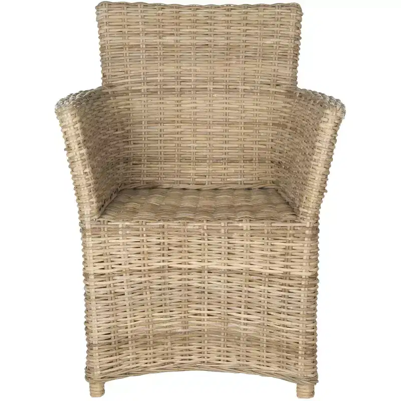 Natural Rattan Arm Chair, Single Seat