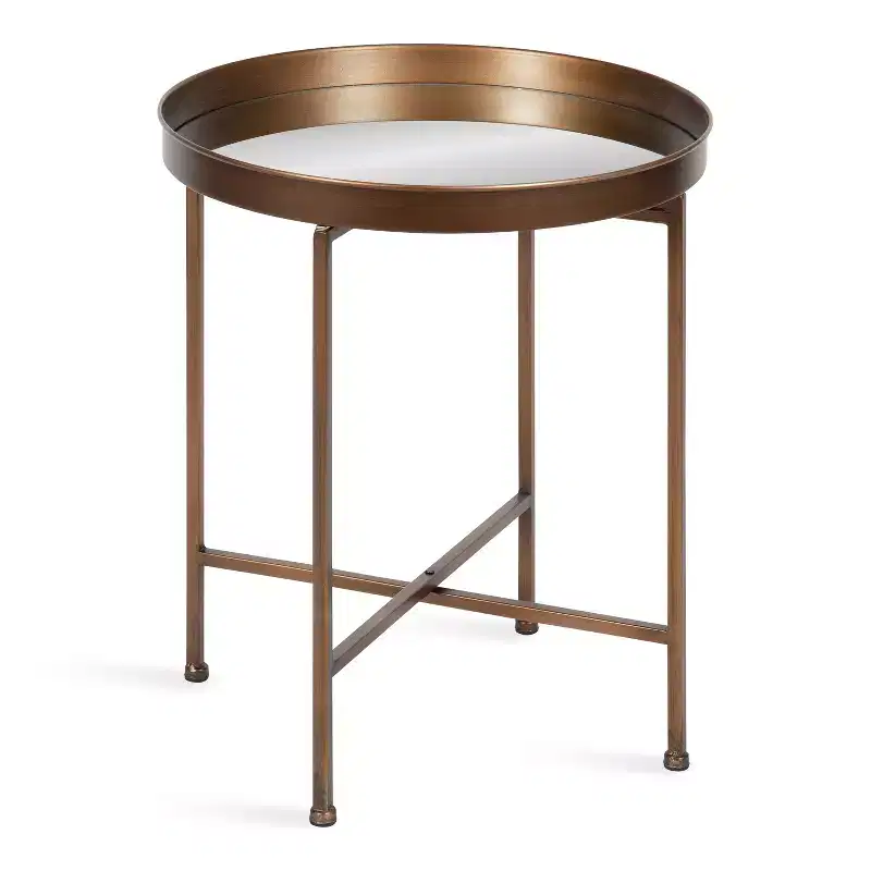 Kate and Laurel Celia Round Metal Side Table