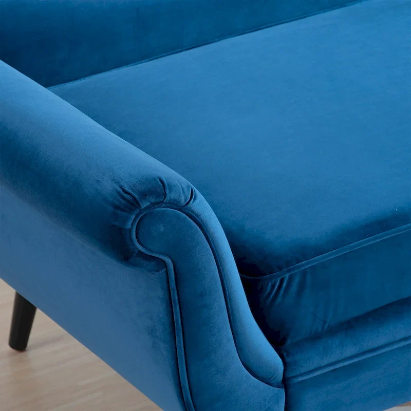 70.86W Chaise Lounge with Scroll Arm