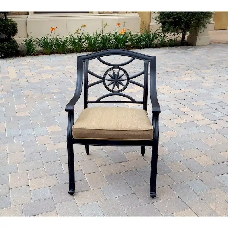 Ten Star 11-Piece Patio Dining Set (with 2 Swivel Rockers) with Cushions and 42 x 92/ 42 x 120 Rectangular Extension Table