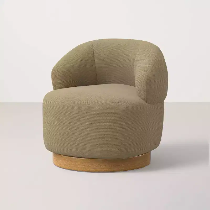 Swivel Chair with Plinth - Hearth & Hand with Magnolia