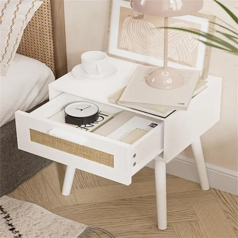 Bedroom Nightstands Wooden Night Stands - 11.81D x 15.35W x 19.69H