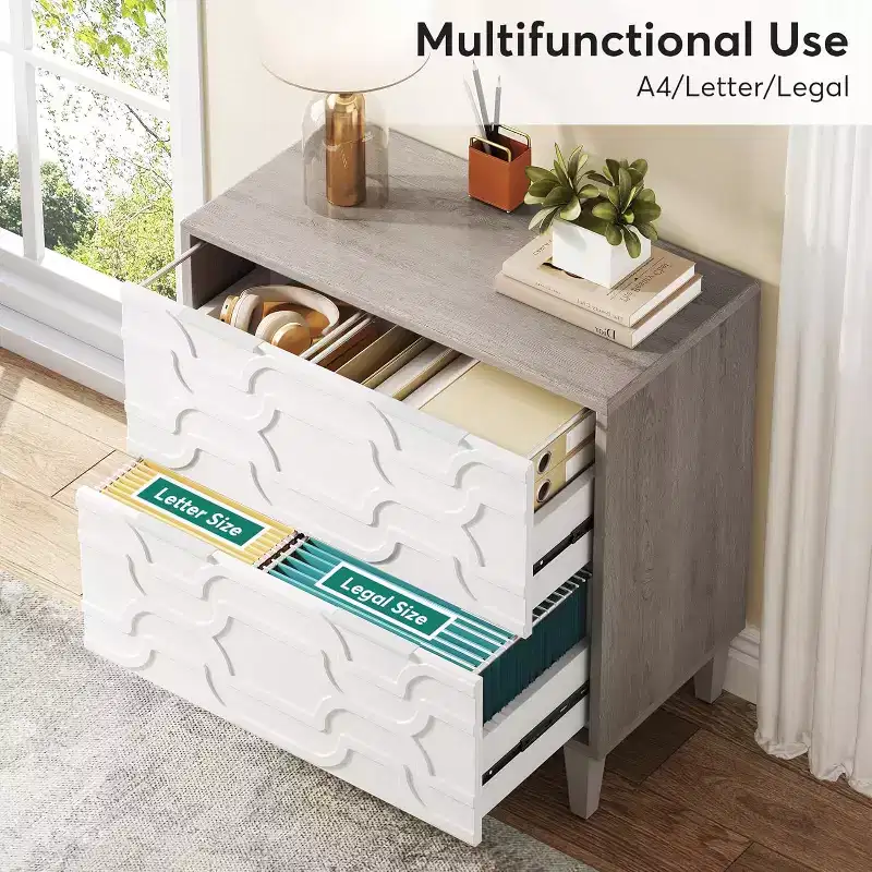2 Drawer Lateral File Cabinet, Office Filing Cabinet