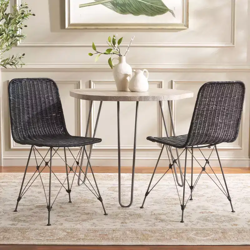 Minerva Weaved Dining Chair (Set of 2) - DCH6508 - Safavieh