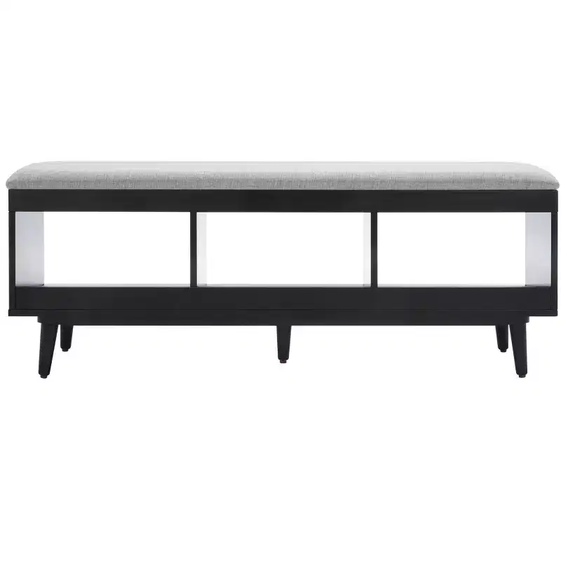 Cricket Open Shelf Bench With Cushion - BCH5000 - Safavieh