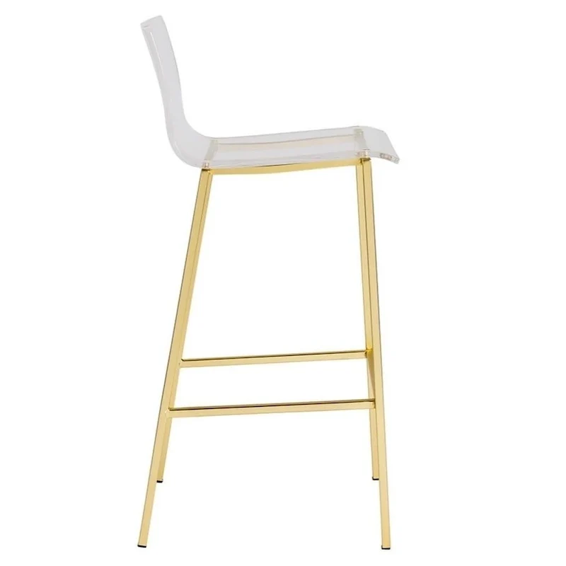 Sasha Modern Clear Transparent Stool