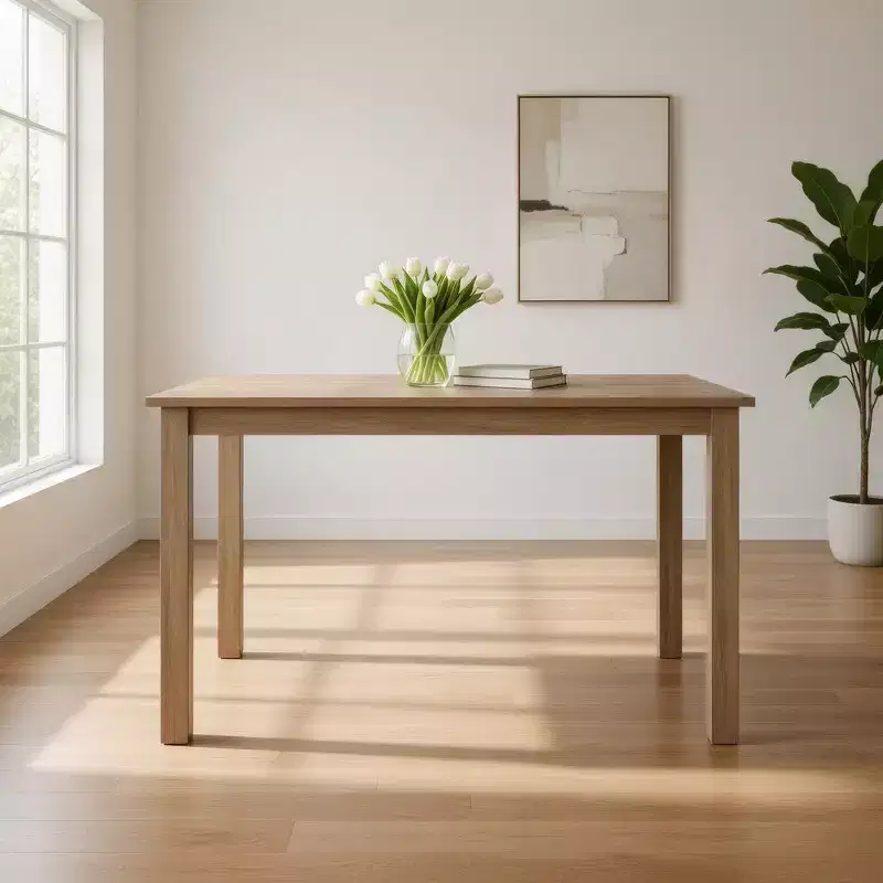Bar Height Dining Table | 48 Rectangular Top | Mahogany Wood