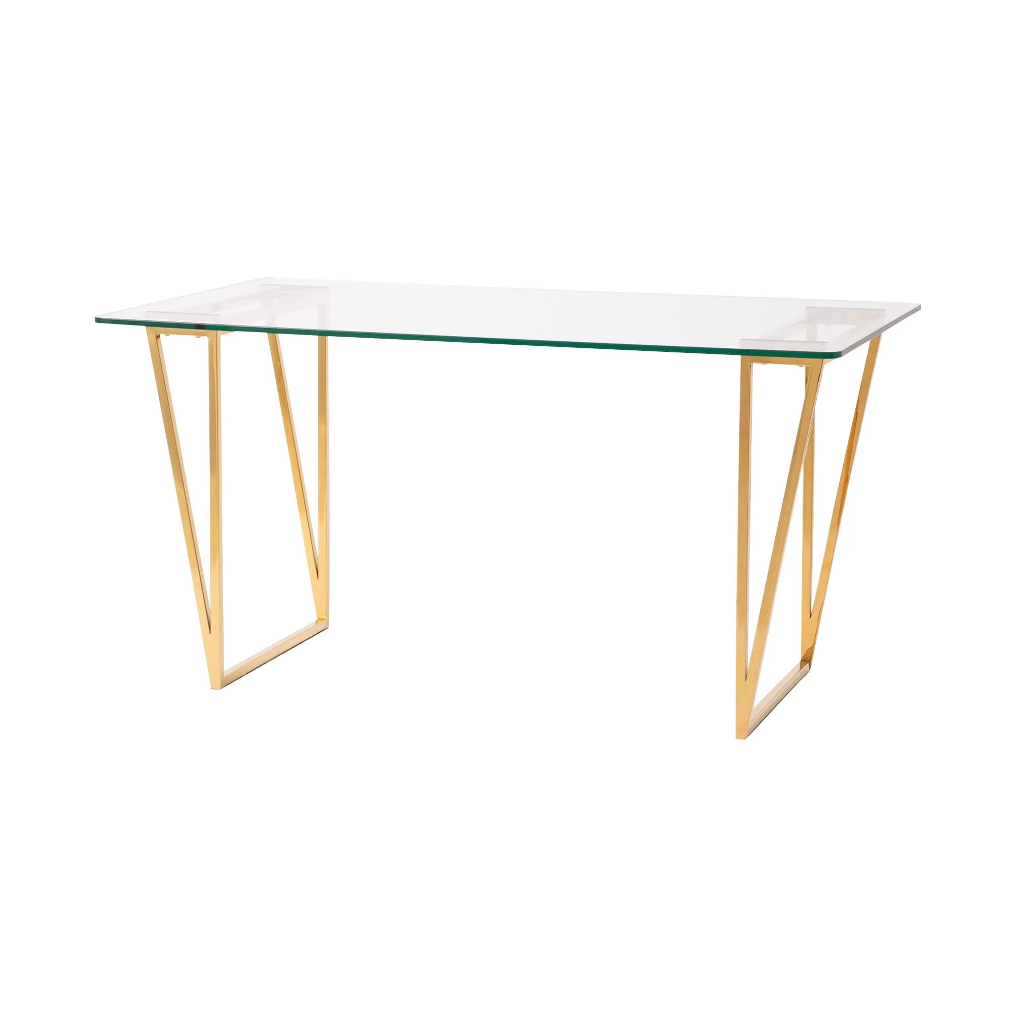 Clear Glass Dining Table