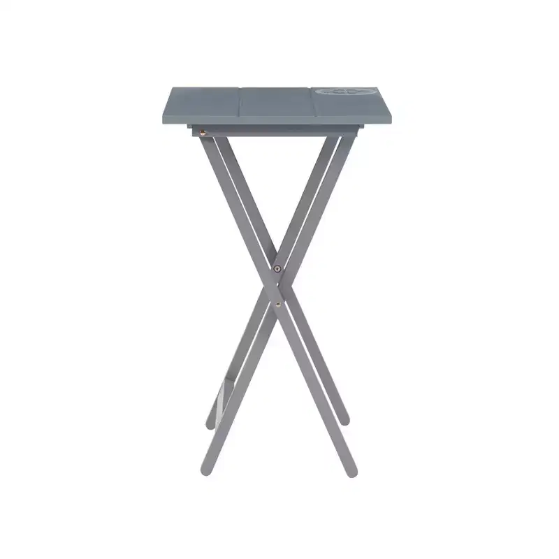 Linon Compass Tray Table Set