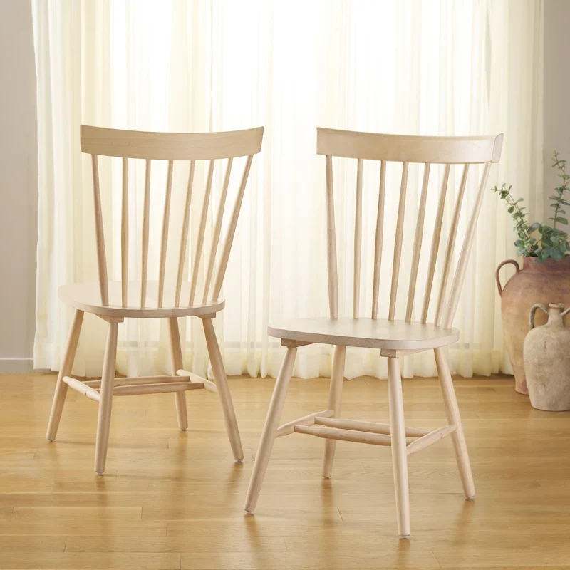Spindle Back Farmhouse Dining Chair (Set of 2) - 21W x 21D x 36H